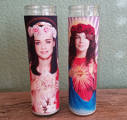 Gilmore Girl Saint Candle Set- Rory Gilmore & Lorelei Gilmore