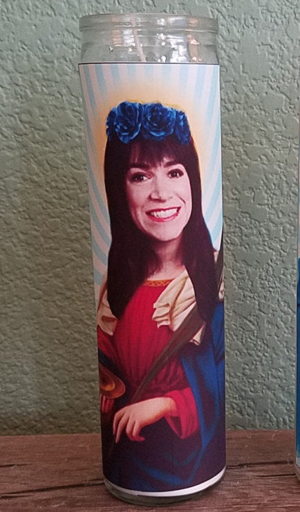 Abbi Broad City Saint Candle- St. Abbi