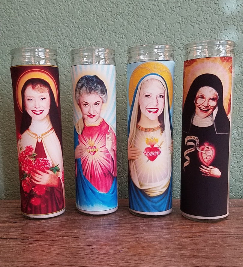 Golden Girls Saint Candle Set