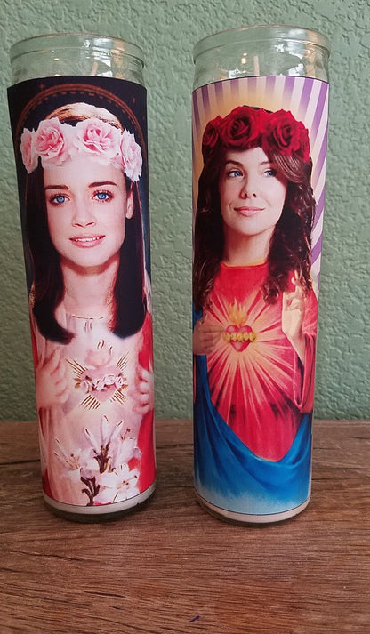 Gilmore Girl Saint Candle Set- Rory Gilmore & Lorelei Gilmore