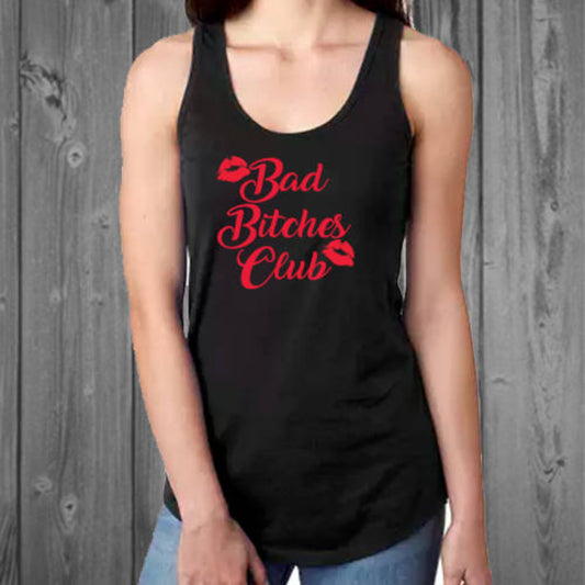 Bad Bitches Club Racerback Tank Top