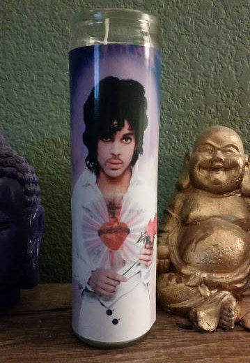 CUSTOM SAINT CANDLE