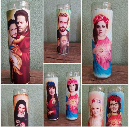 Celebrity Saint Candle