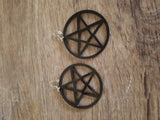 Pentagram Drop Earrings