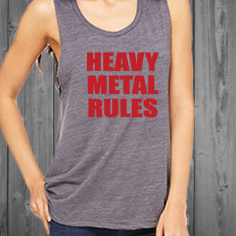 Heavy Metal Rules Muscle Tank