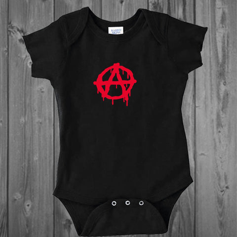 Anarchy Punk Rock Baby Bodysuit