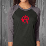 Anarchy Comfy Unisex Raglan Shirt