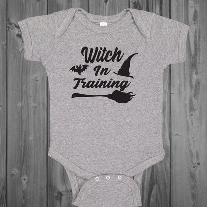 Witch In Training Baby Bodysuit