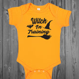 Witch In Training Baby Bodysuit
