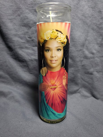 Lizzo Celebrity Saint Candle
