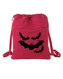 Bats Canvas Cinch Bag