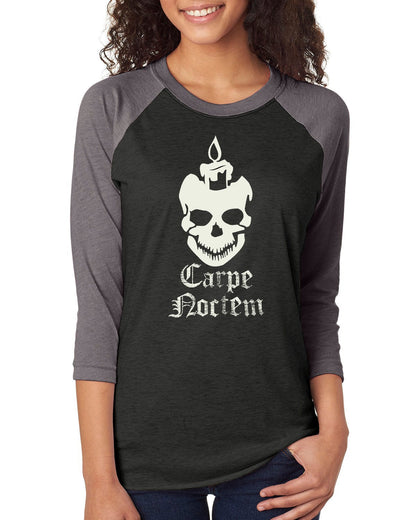 Carpe Noctem Unisex 3/4 Sleeve Raglan T-Shirt