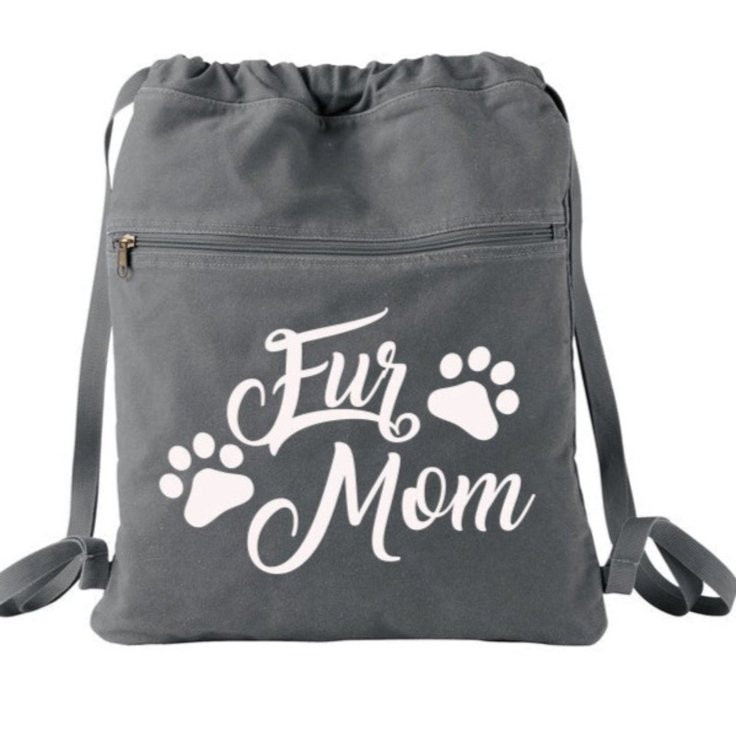 Fur Mom Cinch Backpack Bag