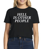Hell Is Other People Crop T-Shirt