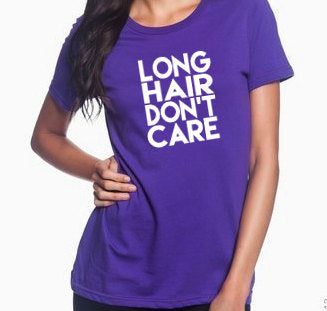 Long Hair Don't Care Unisex T-Shirt