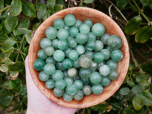 Green Aventurine Spheres