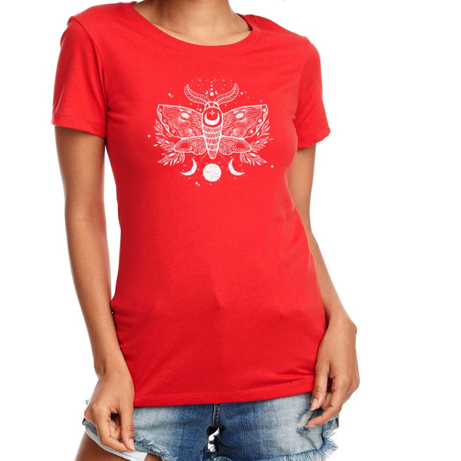 Lunar Moth Womens T-Shirt