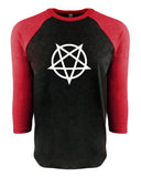 Pentagram Unisex Raglan 3/4 Sleeve Shirt