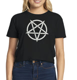 Pentagram Crop T-Shirt
