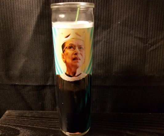 Ruth Bader Ginsberg Saint Candle- RBG Saint Candle