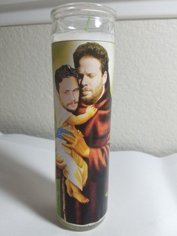 Seth Rogan and James Franco Saint Candle- Saints of Comedy and Bromance