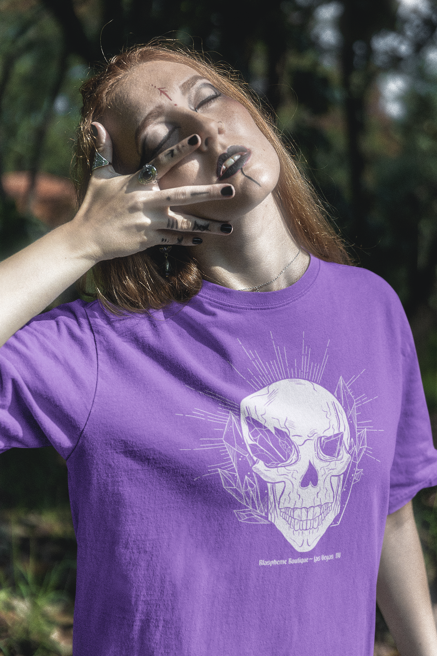 Crystal Skull Blaspheme T-Shirt