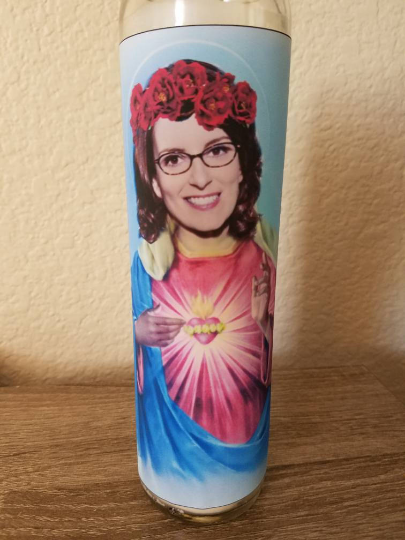 Tina Fey Saint Candle- St. Tina